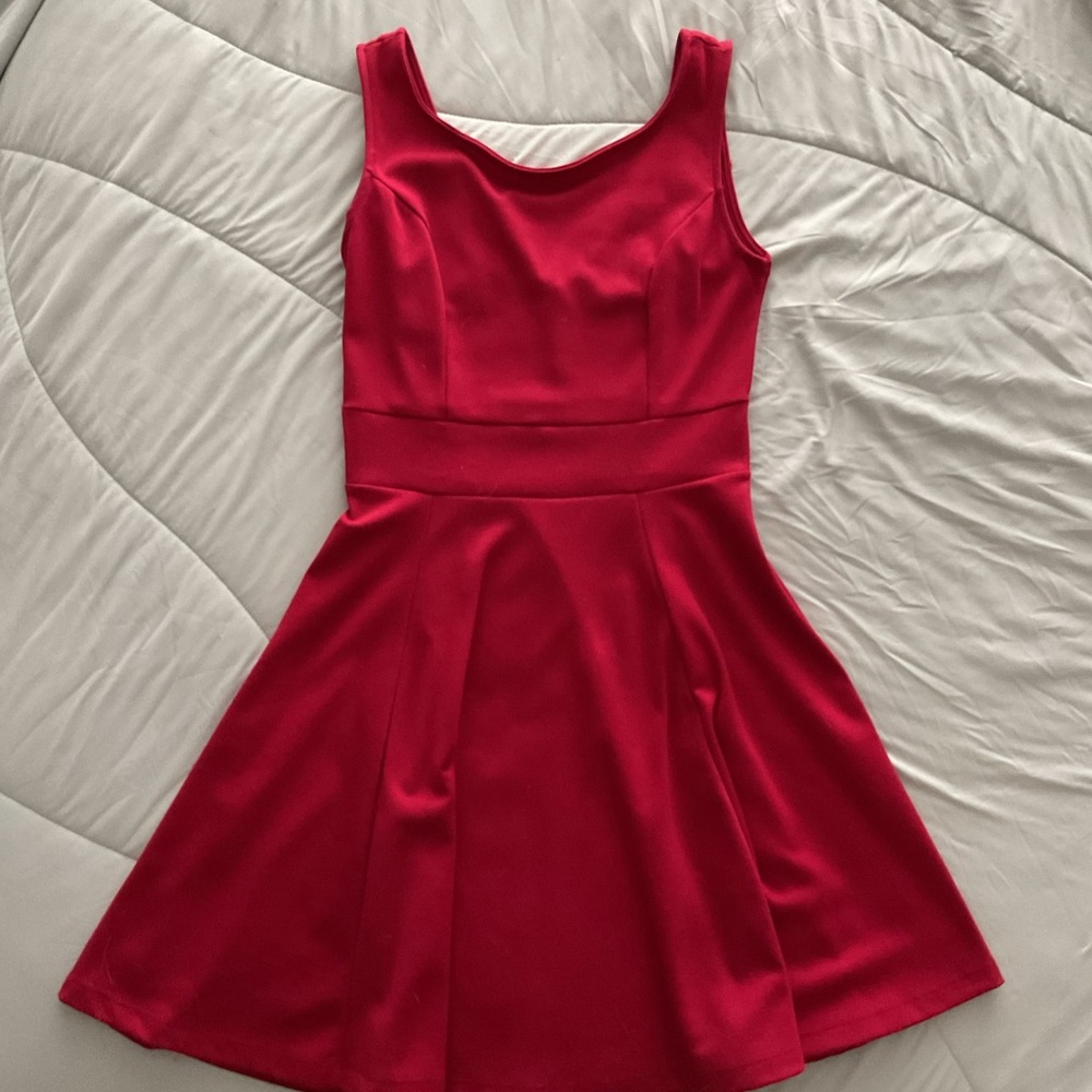 Monteau Vibrant Red Dress